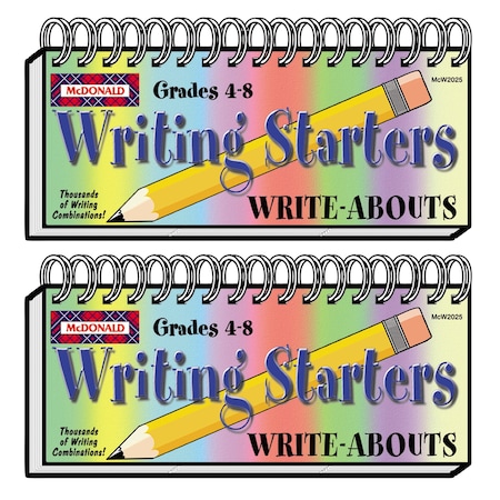 Mcdonald Publishing Writing Starters Write-Abouts, Grade 4-8, PK2 TCRW2025